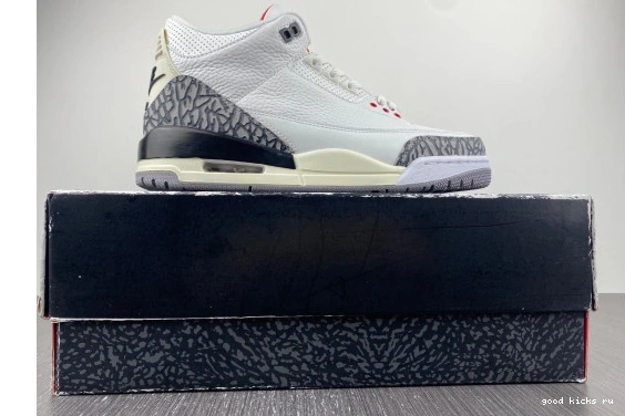 DN3707-100 Cement DN3707-100 Reimagined White Retro Jordan 3 0331